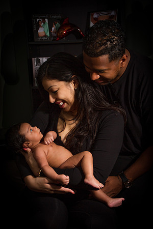 Baby Sebastian Sanchez First Month