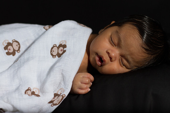 Baby Sebastian Sanchez First Month