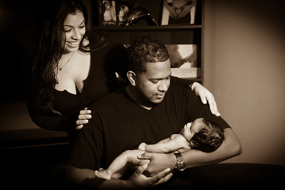 Baby Sebastian Sanchez First Month