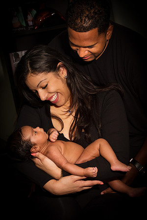 Baby Sebastian Sanchez First Month