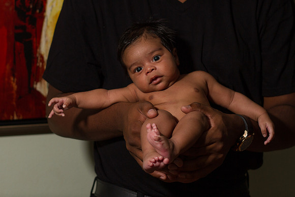 Baby Sebastian Sanchez First Month