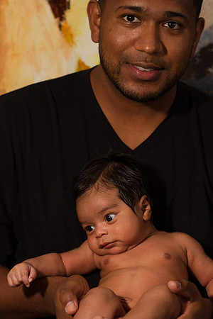 Baby Sebastian Sanchez First Month