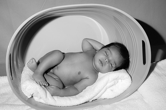 Baby Sebastian Sanchez First Month