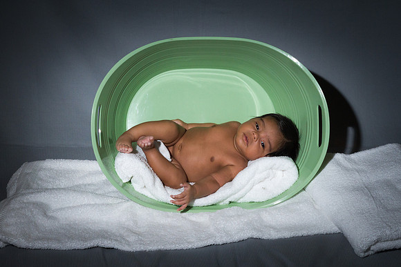 Baby Sebastian Sanchez First Month
