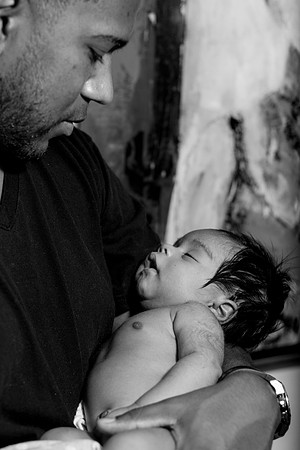 Baby Sebastian Sanchez First Month