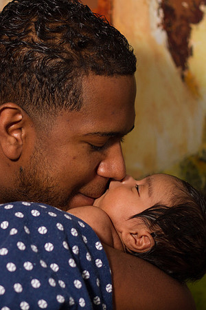 Baby Sebastian Sanchez First Month