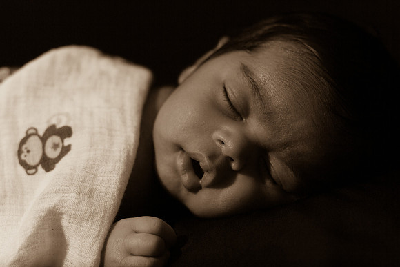 Baby Sebastian Sanchez First Month