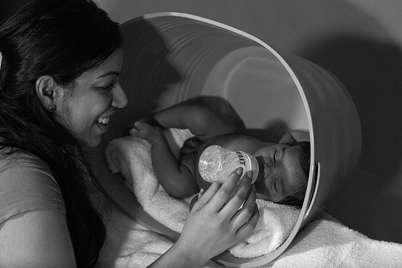 Baby Sebastian Sanchez First Month