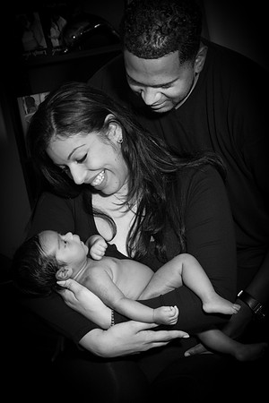 Baby Sebastian Sanchez First Month