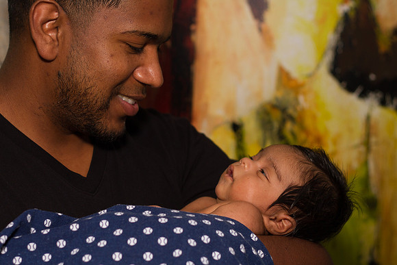 Baby Sebastian Sanchez First Month