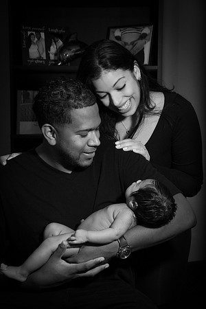Baby Sebastian Sanchez First Month